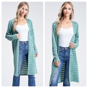 A Girl Thing Teal Duster Cardigan